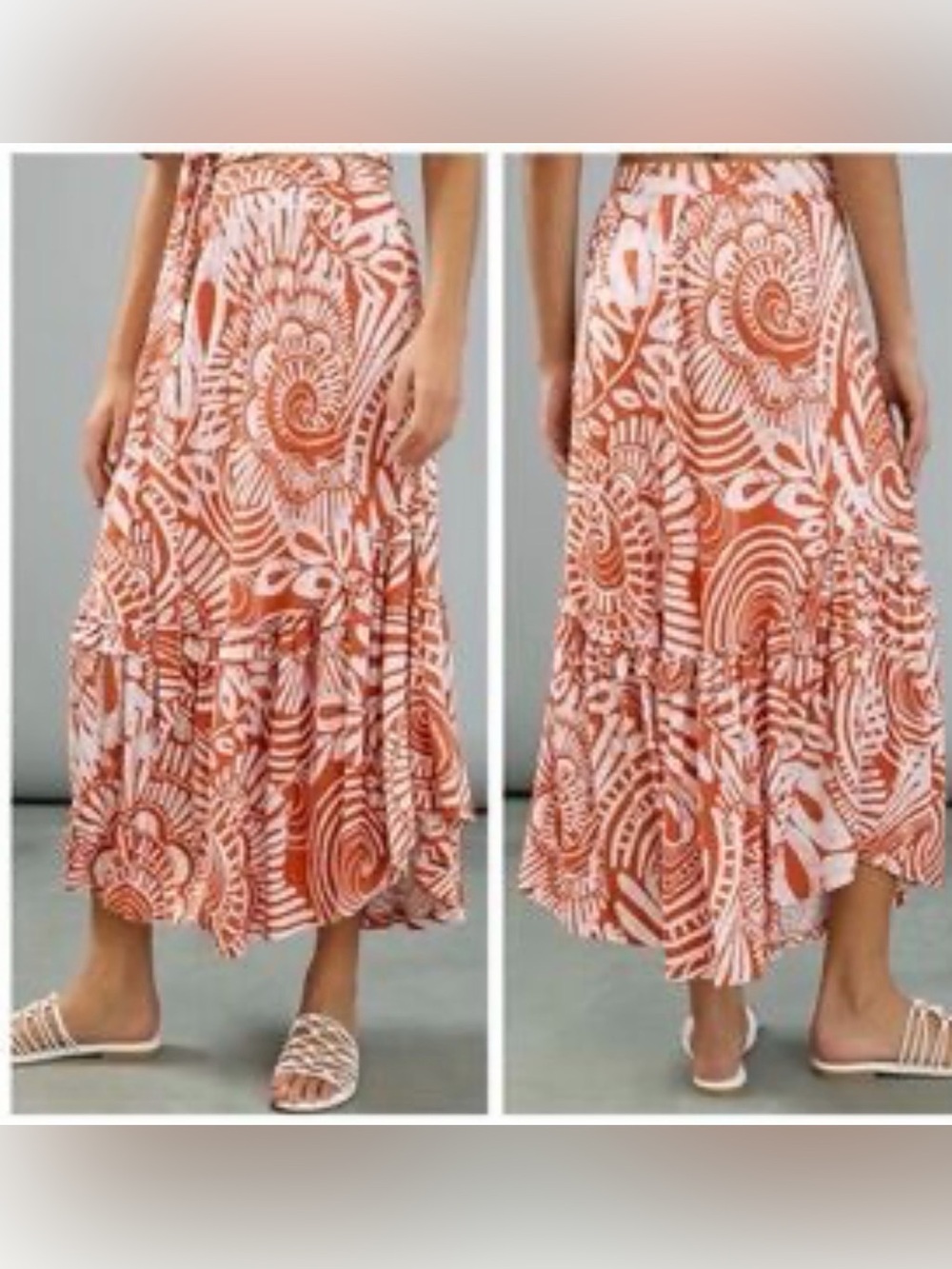 Anthropologie Bodhi midi skirt size small
